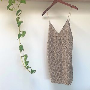 Low Back V Neck Zara Dress